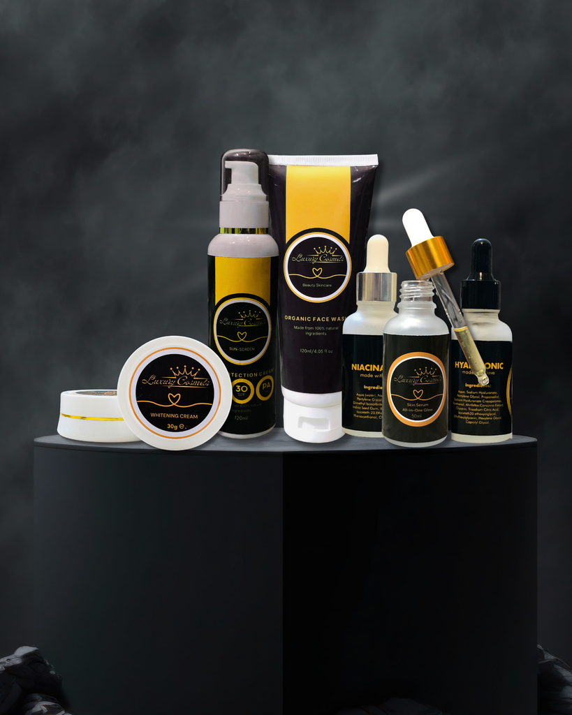 6-in-1 Face Care Bundle | Cleanse, Hydrate, Brighten & Protect | LuxuryCosmets