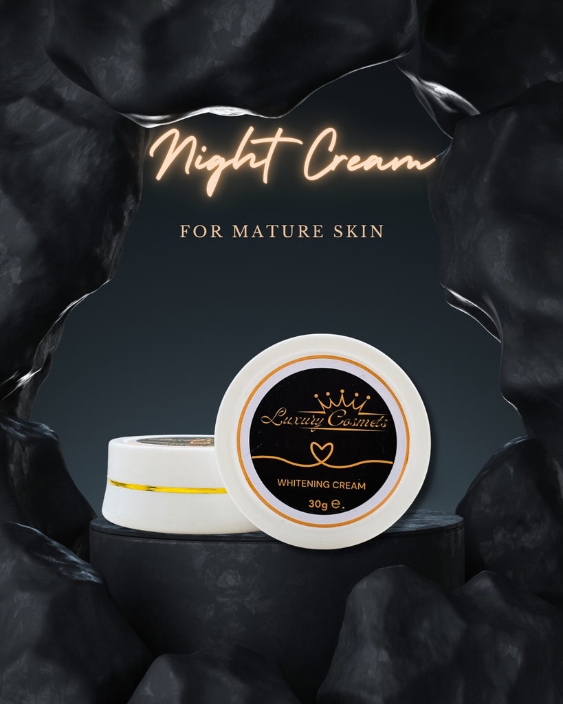 Night Cream - 30g - Whitening, Brightening & Hydrating | LuxuryCosmet